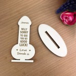 Personalised New Job Gift Engraved Plaque Friendship Gift Luck