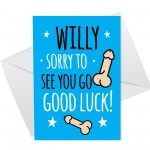 Funny Leaving Card For Colleague Cards For New Job Farewell Card