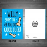 Funny Leaving Card For Colleague Cards For New Job Farewell Card