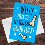 Funny Leaving Card For Colleague Cards For New Job Farewell Card