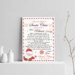 Personalised Letter From Santa Nice List Certificate Daughter