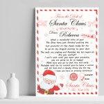 Personalised Letter From Santa Nice List Certificate Daughter