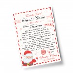 Personalised Letter From Santa Nice List Certificate Daughter