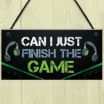 Gamer Gifts Funny Gaming Sign For Games Room Boys Bedroom