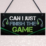 Gamer Gifts Funny Gaming Sign For Games Room Boys Bedroom