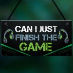 Gamer Gifts Funny Gaming Sign For Games Room Boys Bedroom