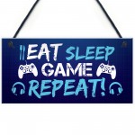 Gaming Bedroom Sign Gamer Accessories For Man Cave Gaming