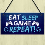 Gaming Bedroom Sign Gamer Accessories For Man Cave Gaming