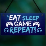 Gaming Bedroom Sign Gamer Accessories For Man Cave Gaming