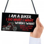 Funny Biker Gifts Motorbike Plaque Man Cave Garage Sign Gifts