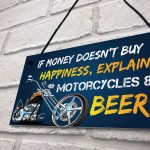 Motorcycle Biker Gifts For Him Men Dad Garage Sign Man Cave