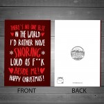 Funny Christmas Card For Boyfriend Husband Joke Card