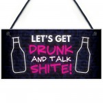 Funny Alcohol Home Bar Signs Man Cave Plaque Bar Accessories