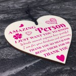 Amazing Person Plaque For Friend Volunteer Teachers Colleague