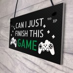 Gaming Sign For Son Brother Dad Funny Boys Bedroom Sign