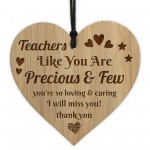 Teacher Gifts For Him Her Engraved Wood Heart Gift For Teacher