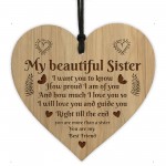 Sister Gifts BEST FRIEND Gift Engraved Heart Sister Gift Ideas