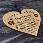 Braver Stronger Beautiful Plaque Engraved Heart Friendship Gifts