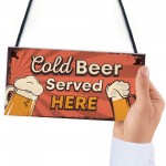 Funny Pack of 3 Retro Bar Signs For Home Bar Man Cave Beer