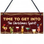 Funny Bar Sign 3 Pack Plaque Christmas Decorations Home Bar