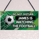 Dad Son Brother Gift Football Lover Gift Personalised Sign