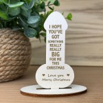 Christmas Funny Gifts For Husband Boyfriend Plaque Novelty Gift