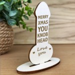 Christmas Funny Gifts For Brother Dad Boyfriend Plaque Novelty