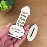 Christmas Funny Gifts For Brother Dad Boyfriend Plaque Novelty