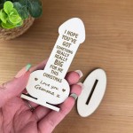 Personalised Funny Boyfriend Husband Christmas Gift Engraved