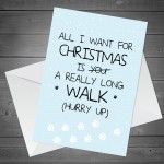 Funny Christmas Card From Dog Pet Christmas Cards Dog Mum Dad 