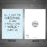 Funny Christmas Card From Dog Pet Christmas Cards Dog Mum Dad 