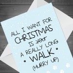 Funny Christmas Card From Dog Pet Christmas Cards Dog Mum Dad 