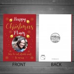 Personalised Christmas Card For Mum Photo Card For Her Mum