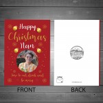 Personalised Christmas Card For Nan Photo Card For Her Nan