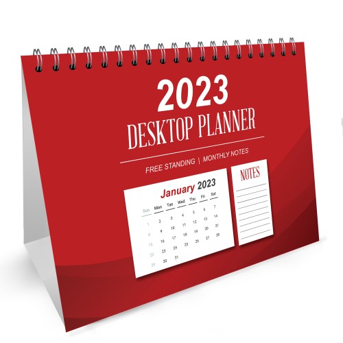 Desk Calendar 2023 Flip Over Month To View Monthly Desktop