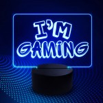 IM GAMING Novelty Gamer LED Plaque Gaming Bedroom Light Gift