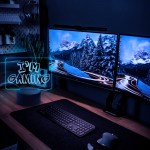 IM GAMING Novelty Gamer LED Plaque Gaming Bedroom Light Gift