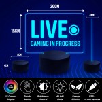 Gaming In Progress LIVE Neon LED Sign Boys Bedroom Light