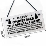 Christmas Gift For Special Friend Friendship Sign Gift