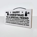 Christmas Gift For Special Friend Friendship Sign Gift