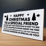 Christmas Gift For Special Friend Friendship Sign Gift