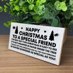 Christmas Gift For Special Friend Friendship Sign Gift