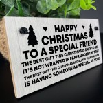 Christmas Gift For Special Friend Friendship Sign Gift