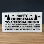 Christmas Gift For Special Friend Friendship Sign Gift