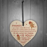 Best Friend Gift Poem Heart Christmas Decoration Friend Gift BFF