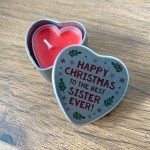 Sister Gift For Christmas Metal Tin Gift For Sister From Brother