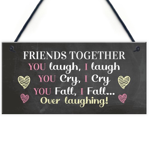 Best Friend Sign Funny Friendship Gift Thank You Birthday Xmas