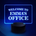 Home Office Sign Personalised Name Funny Business Office Sign