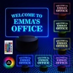 Home Office Sign Personalised Name Funny Business Office Sign