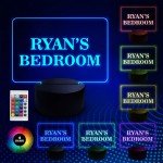 Personalised Neon Light Up Bedroom Sign Christmas Gift For Boys 